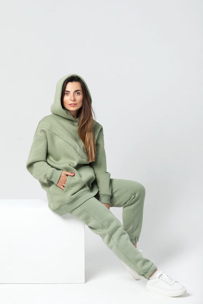 Oversized hoodie Olive
