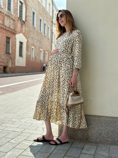 Maternity dress "Dots" Multicolored