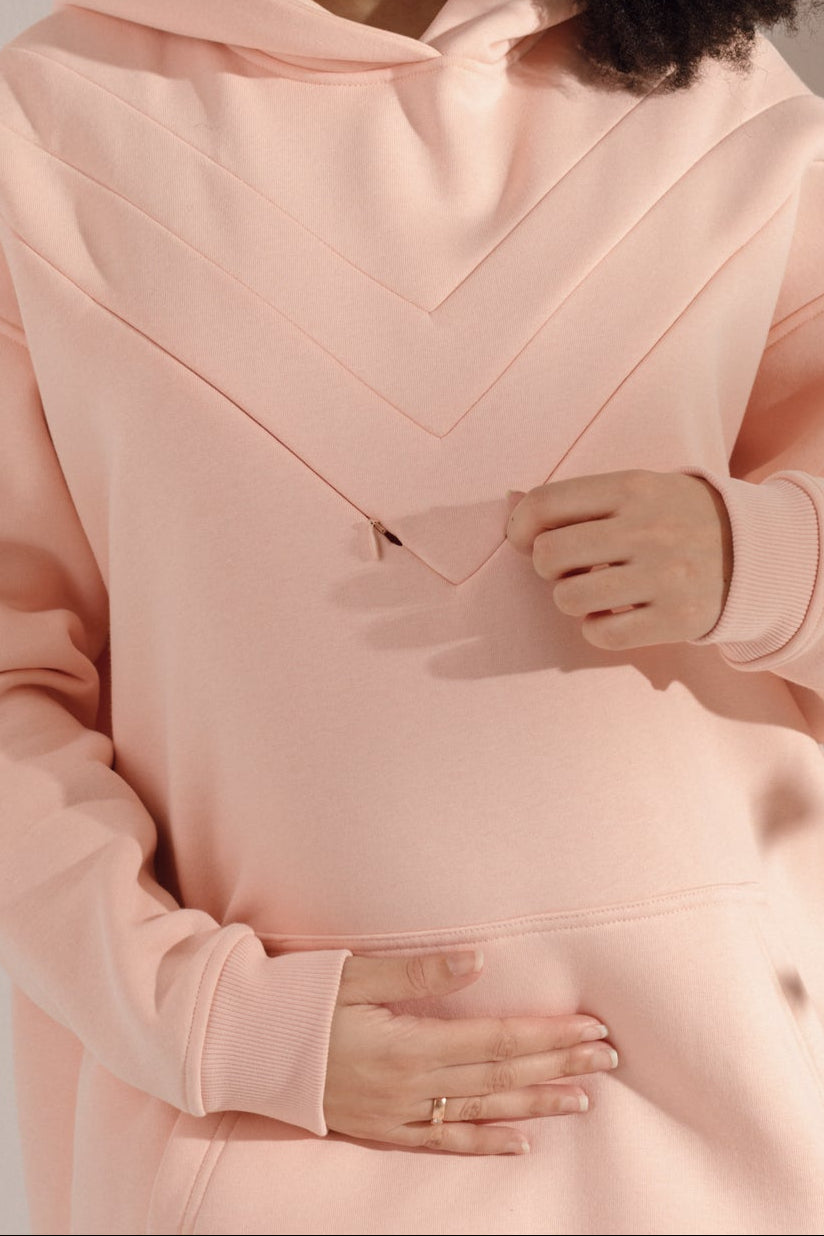 Oversized hoodie Peach