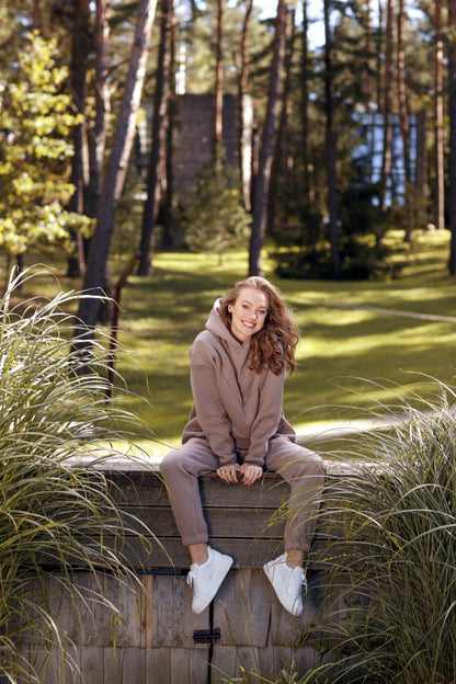 Oversized hoodie Cappuccino